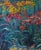Vintage Impressionist Floral Garden Landscape Painting For Sale - Image 4 of 7