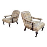 George Smith Edwardian Style Chairs For Sale