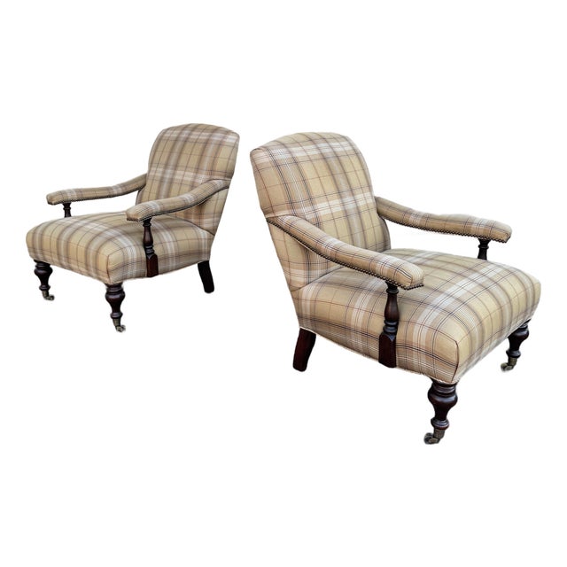 George Smith Edwardian Style Chairs For Sale