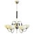 Cream Swedish Grace Art Deco Chandelier, 1930s For Sale - Image 8 of 8