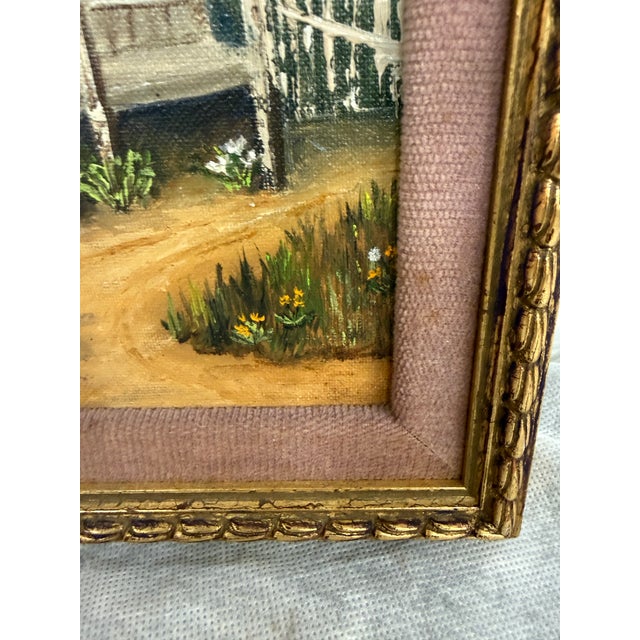 Dorothy Dunnigan Front Porch Painting, Framed For Sale In San Francisco - Image 6 of 12
