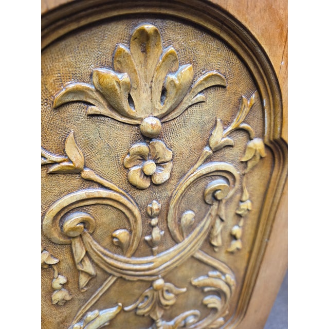 Italian Rococo Revival Carved Cabinet-on-Stand With Antiqued Gilt and Polychrome Decoration, Mid-20th Century For Sale - Image 16 of 18