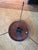 1960s Mid-Century Modern Round Occasional Side Table With Iron Tripod Pedestal Base, Circa 1960s For Sale - Image 5 of 5