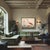 Romantic and glamorous, this antique Flamingo scene adds that special vintage charm to any room, whether in Hollywood,...