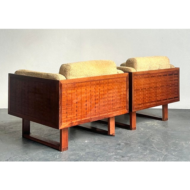 This extraordinary pair of "Governor" lounge chairs, designed by the legendary Poul Cadovius for CADO, is a masterclass in...