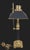 Frederick Cooper Vintage Chapman Brass Bouillotte Table Lamp With Black Tole Shade For Sale - Image 4 of 13