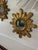 Mid 20th Century Large 18" Bright Gold Italian Giltwood Sunburst Wall Mirror For Sale - Image 15 of 15