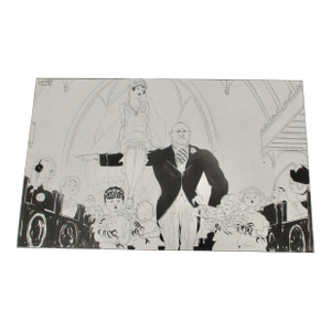 Garret Price Ink Drawing Circa 1920s-30s'