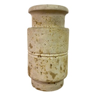 Travertine Vase by Fratelli Mannelli, 1970s For Sale