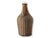 This antique French wicker-covered demijohn bottle is a rustic yet elegant piece from early 20th-century France....