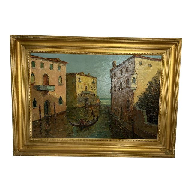 Signed Venitian Impasto Painting For Sale