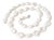Exceptional Large Natural Baroque Pearl Necklace 29.5" – 14k White Gold Clasp For Sale