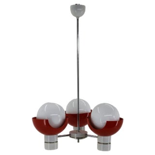 Space Age Chandelier attributed to Napako, Czechoslovakia, 1970s For Sale