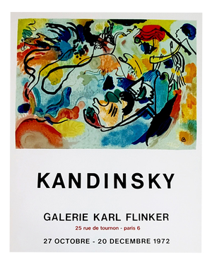 Kandinsky, Flinker Gallery, 1972, Lithograph