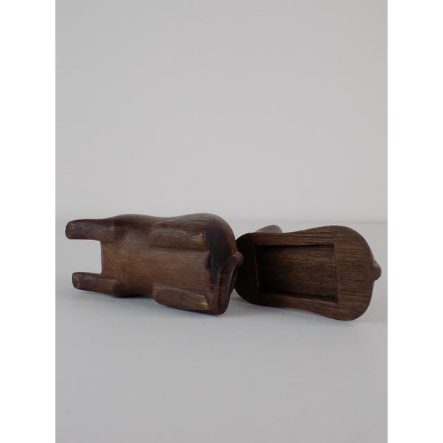 Gatto Box Handmade Carved, France, 1960 For Sale - Image 9 of 11
