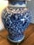 Blue Mid 19th Century Chinese Blue and White Porcelain Lamp For Sale - Image 8 of 9