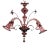 Large Purple Murano Chandelier For Sale