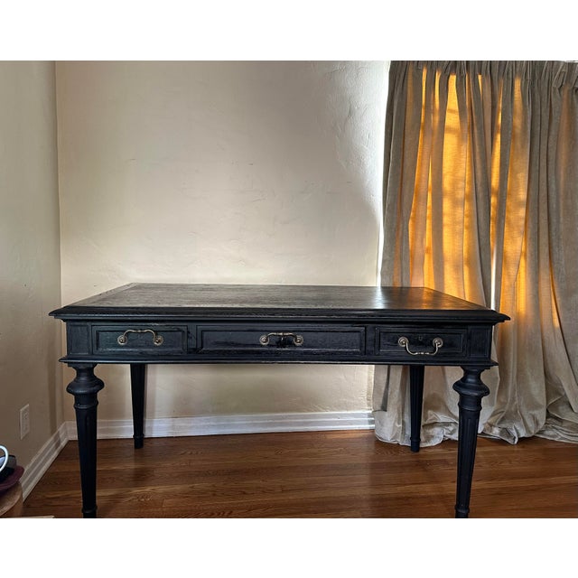 French Partner Desk Restoration Hardware Chairish