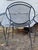 Metal Set of 4 Radar Salterini Dining Chairs Maurizio Tempestini Attributed For Sale - Image 7 of 12