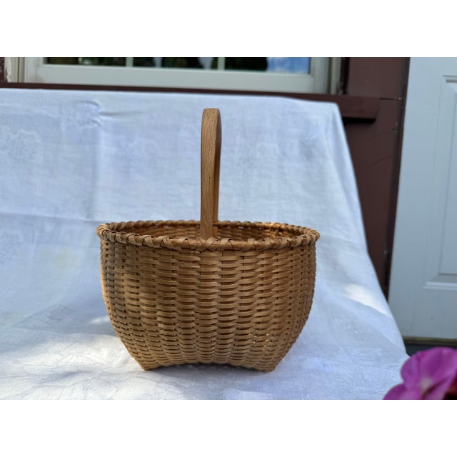 American Martha Wetherbee 1st Edition Shaker Basket For Sale - Image 3 of 6
