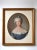 An eighteenth-century, c. 1750 French school - possibly the entourage of Nattier - oval pastel portrait of a woman in blue...