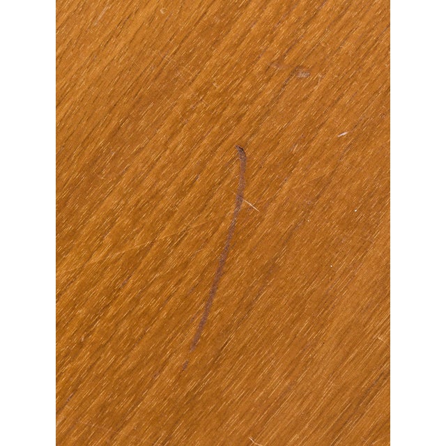 The Vintage MCM Teak Console Table For Sale - Image 12 of 12