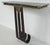 1930s 1930s Art Deco Wrought Iron, Brass, Marble Console Table, Subes Manner For Sale - Image 5 of 10