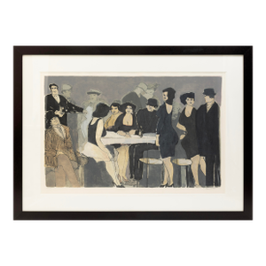 Late 20th Century David Schneuer Simplizissimus II Signed Modern Figurative Lithograph 230/300