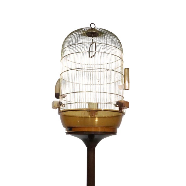 Mid 20th Century Space Age Fer-Plast Birdcage Made in Italy c.1970's For Sale - Image 5 of 15
