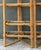 Mid-Century Modern Vintage Arched Rattan Accordion Etagere For Sale - Image 3 of 12