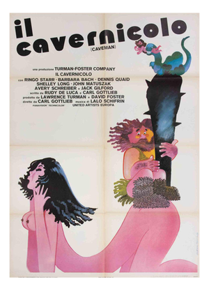 The Caveman Poster, Italy, 1981