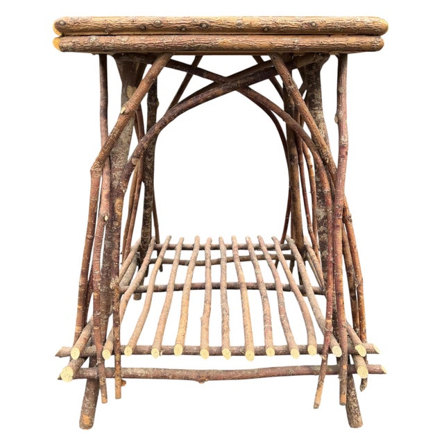 Adirondack Style Twig Table For Sale - Image 4 of 15