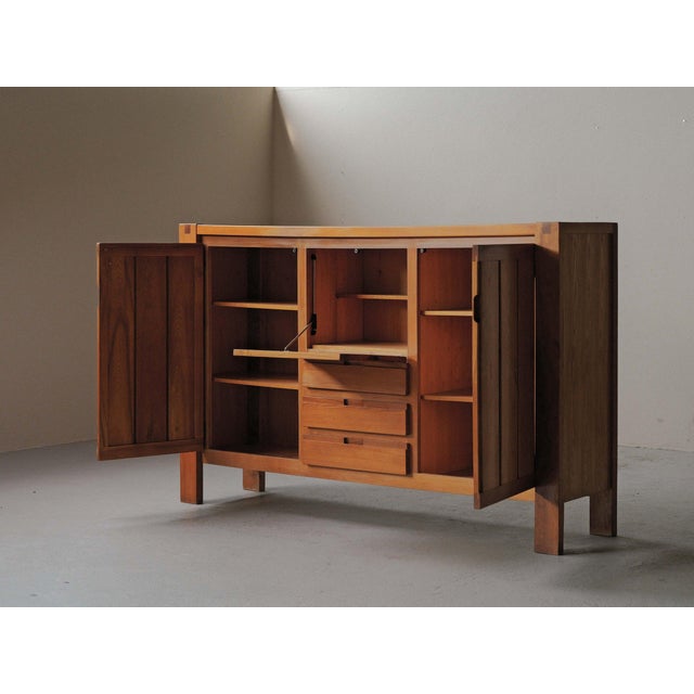 Large Elm Sideboard, France, 1980s For Sale - Image 15 of 17