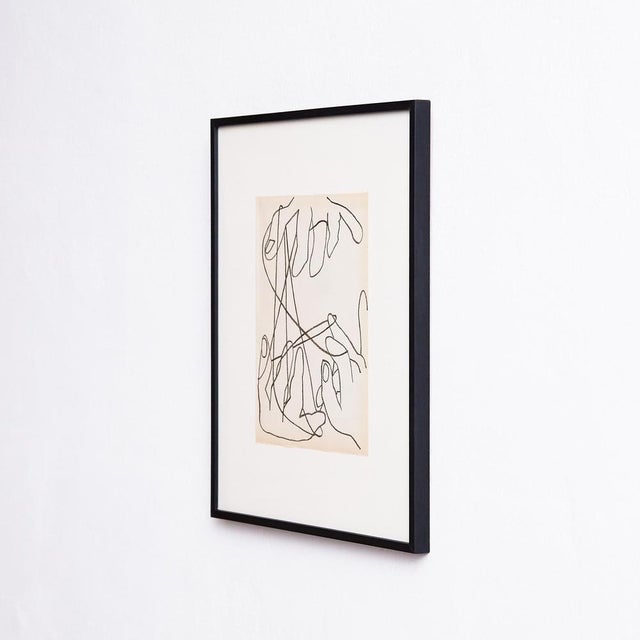 Françoise Gilot, String Games, 1951, Lithograph, Framed For Sale - Image 4 of 9