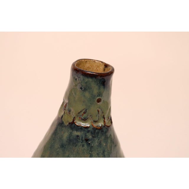 Vintage Primitive Studio Pottery Vase Signed D. McKay For Sale - Image 12 of 12