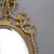 French Antique Oversized French Giltwood Wall Mirror With Silver Embellishments For Sale - Image 3 of 8