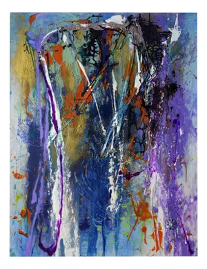 Lola Vitelli, I Desire Freedom, Mixed Media on Canvas, 2021