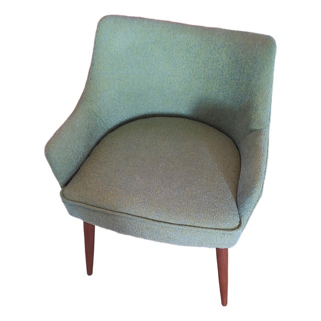 1960s Refurbished MCM Tub Chair For Sale