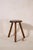 Vintage French Oak 3-Leg Bobbin Stool For Sale - Image 4 of 4