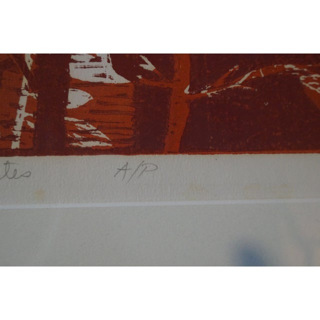 Late 20th Century Signed & Numbered Artist Proof Serigraph- Pomegranates For Sale - Image 4 of 12