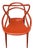 Kartell Masters Arm Chair by Philippe Starck and Eugeni Quitllet- Orange For Sale