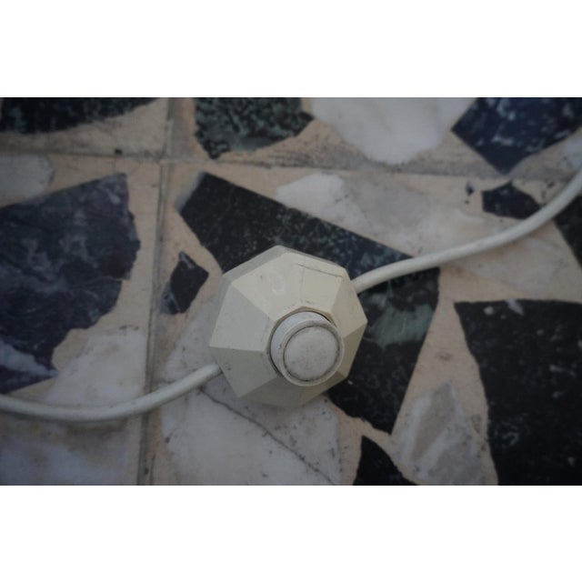 Bamboo Model Floor Lamp in Opaline Glass and Steel by Enrico Tronconi, 1970s For Sale - Image 10 of 12