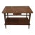 Lane Furniture Mid Century Style Tiered Walnut Side Table For Sale