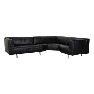 Met 250 Sofa in Leather by Piero Lissoni for Cassina For Sale