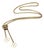 Mid 20th Century Heart Slide 14k Gold Pendant Tube Filigree Chain Tassel Necklace For Sale