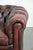 English Style Red-Brown Cowhide Chesterfield Sofa For Sale - Image 11 of 16