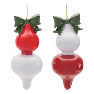 Resin Finial Ornaments (Set of 4) For Sale