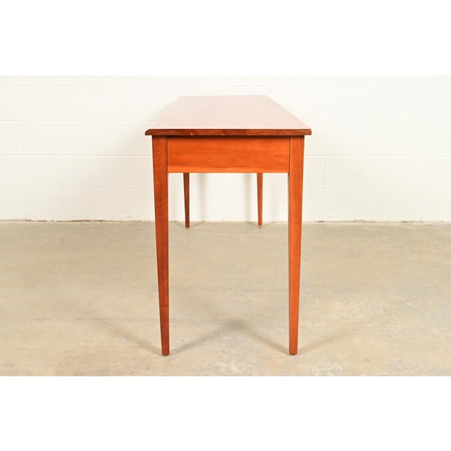 Harden Furniture Arts and Crafts Shaker Solid Cherry Wood Console Table For Sale - Image 9 of 12