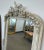 French French Style Floor Mirror – 5 Ft Tall in Light Bone Gray Finish For Sale - Image 3 of 6