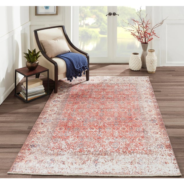 Momeni Chandler Keya Red 2' X 3' Area Rug For Sale In Atlanta - Image 6 of 7